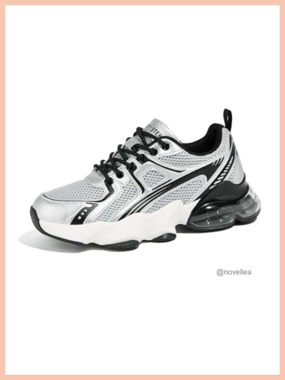 Women's Air Cushion Running Shoes Mesh PU Athletic Sneakers